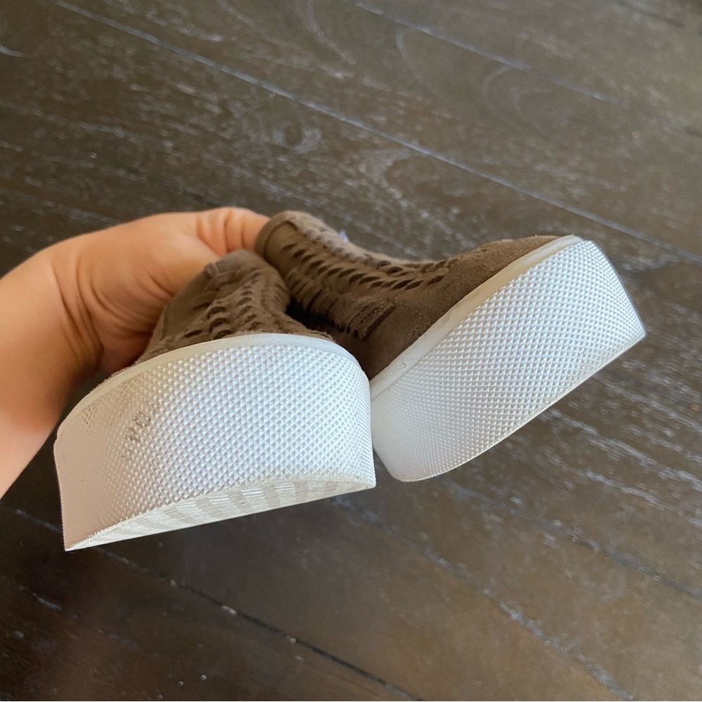 Marc Fisher Woven Suede Dexie 2 Slip on Platform‎ Sneakers 7.5 - Picture 7 of 12